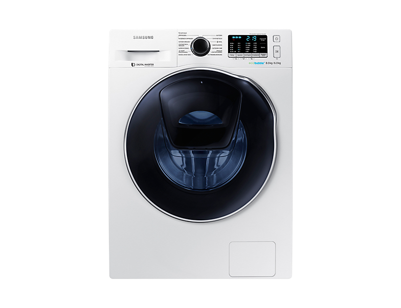Samsung WD80K5400OW washer dryer Freestanding Front-load White