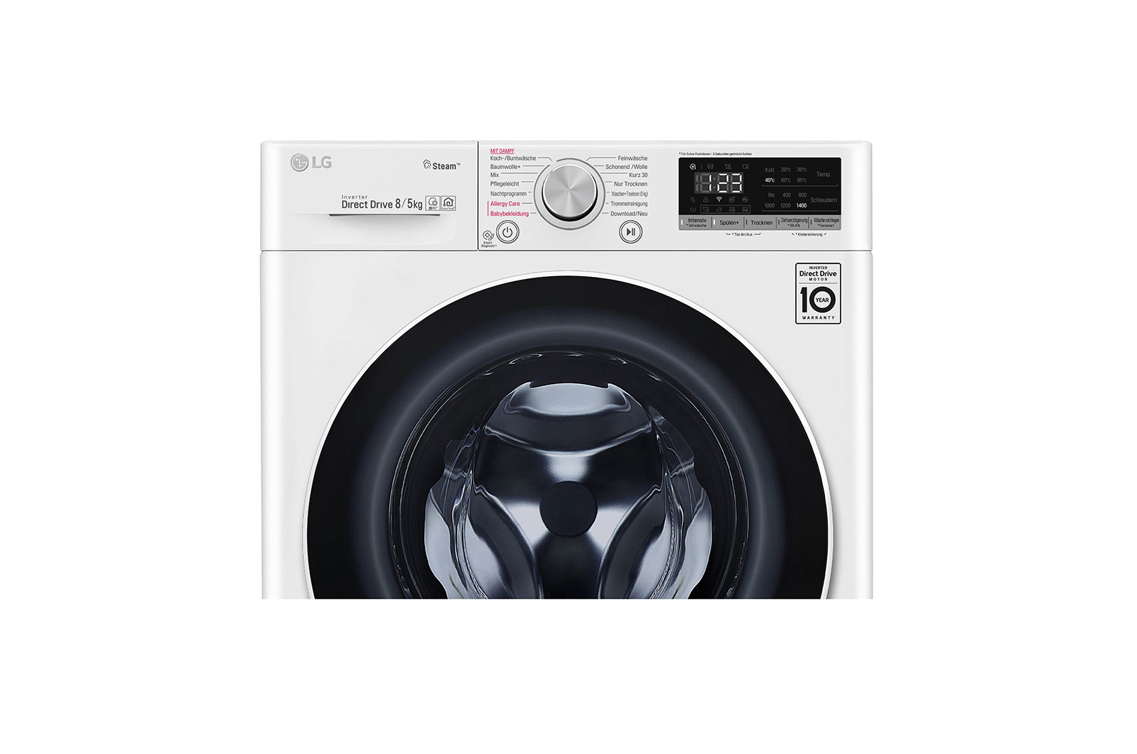 LG V4WD850 washer dryer Freestanding Front-load White – image 6