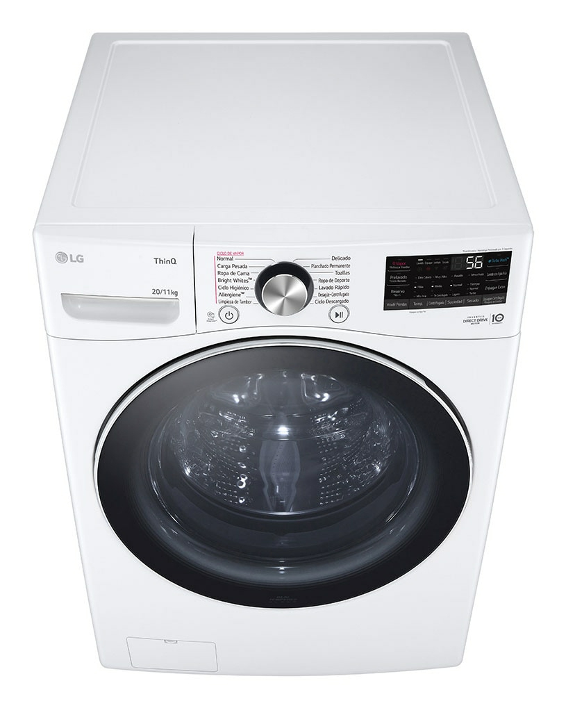 LG WD20WV26R washer dryer Freestanding Front-load White – image 8