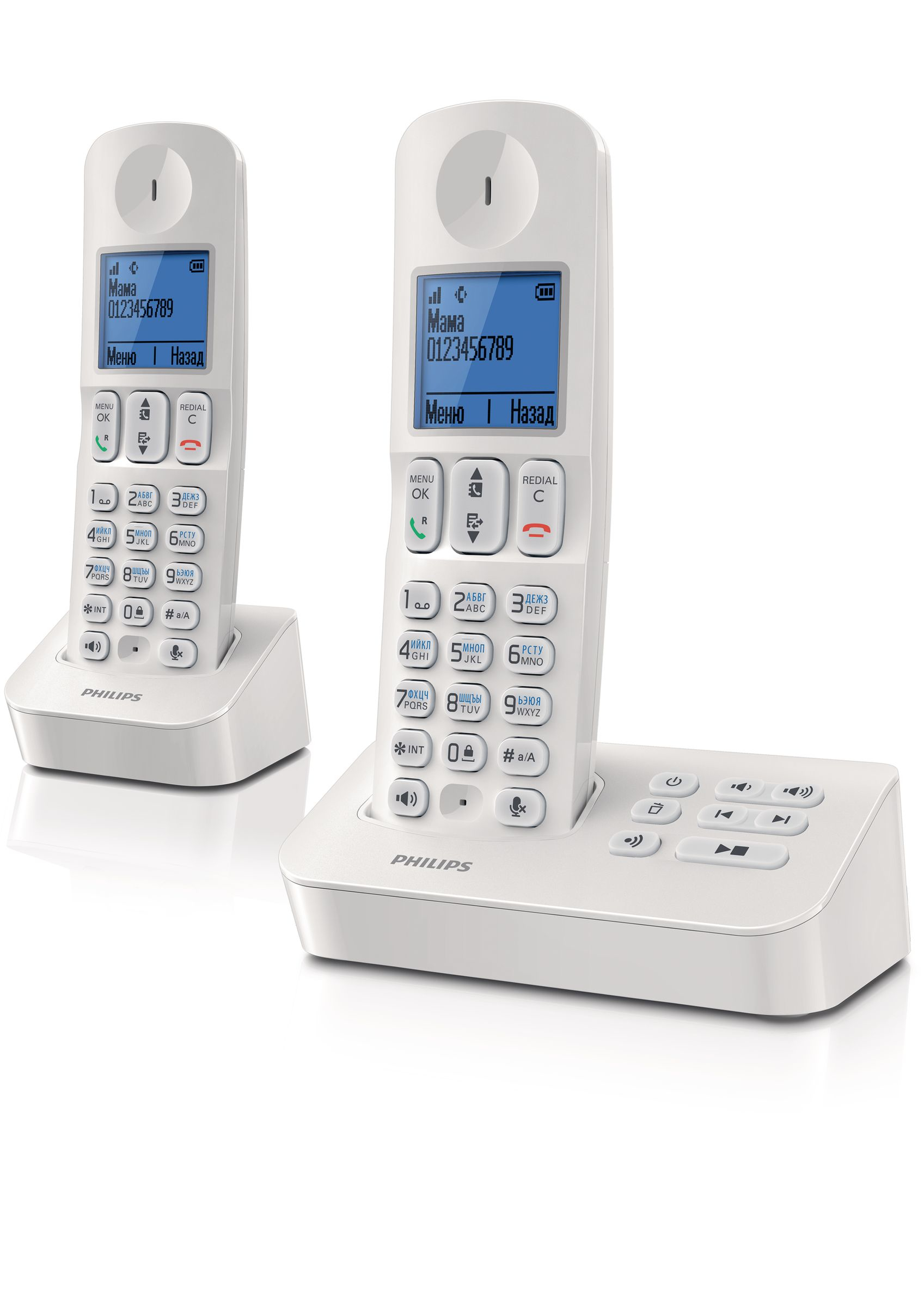 Philips D4052W/51 telephone DECT telephone Caller ID White – image 1