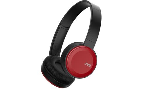 JVC HA-S30BT-R-E Headset Wireless Head-band Calls/Music Bluetooth Black, Red – image 1