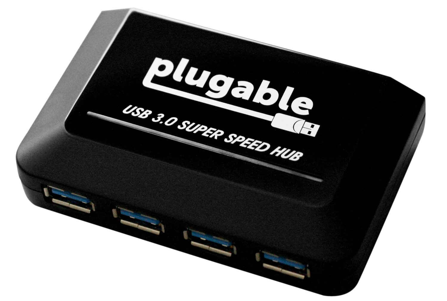Plugable Technologies USB3-HUB81X4 interface hub 5000 Mbit/s Black