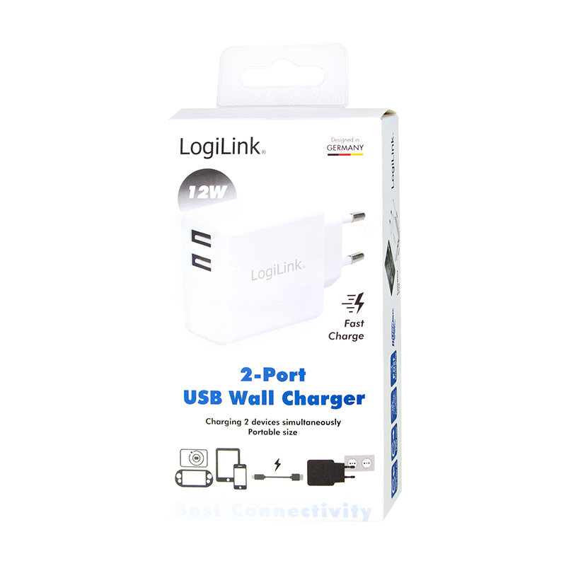 LogiLink PA0210W mobile device charger Smartphone, Tablet White AC Indoor – image 5
