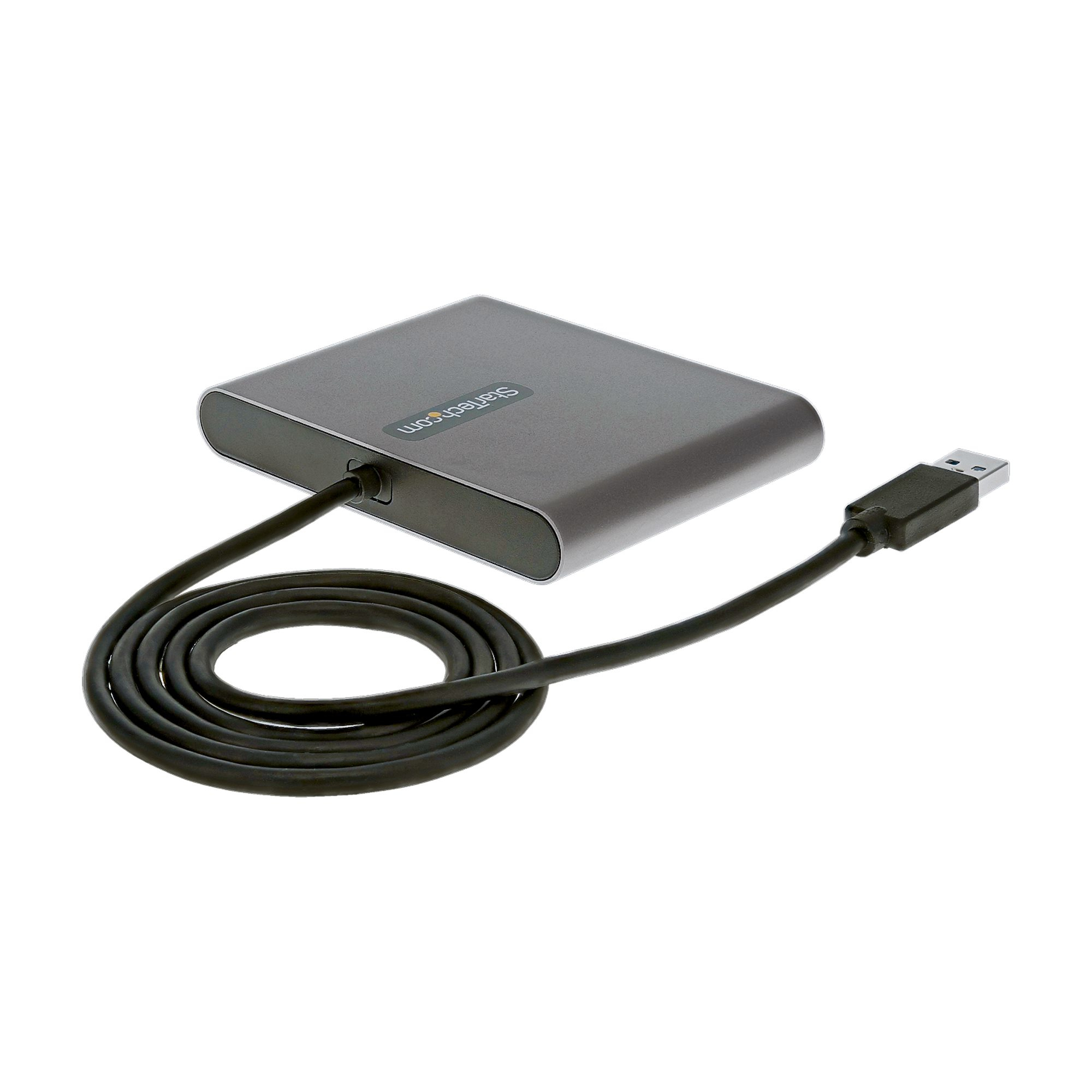 StarTech.com USB 3.0 to Quad HDMI Adapter, USB to 4x HDMI Monitor Converter for Windows (no support for macOS/ChromeOS/Linux) - TAA – image 2