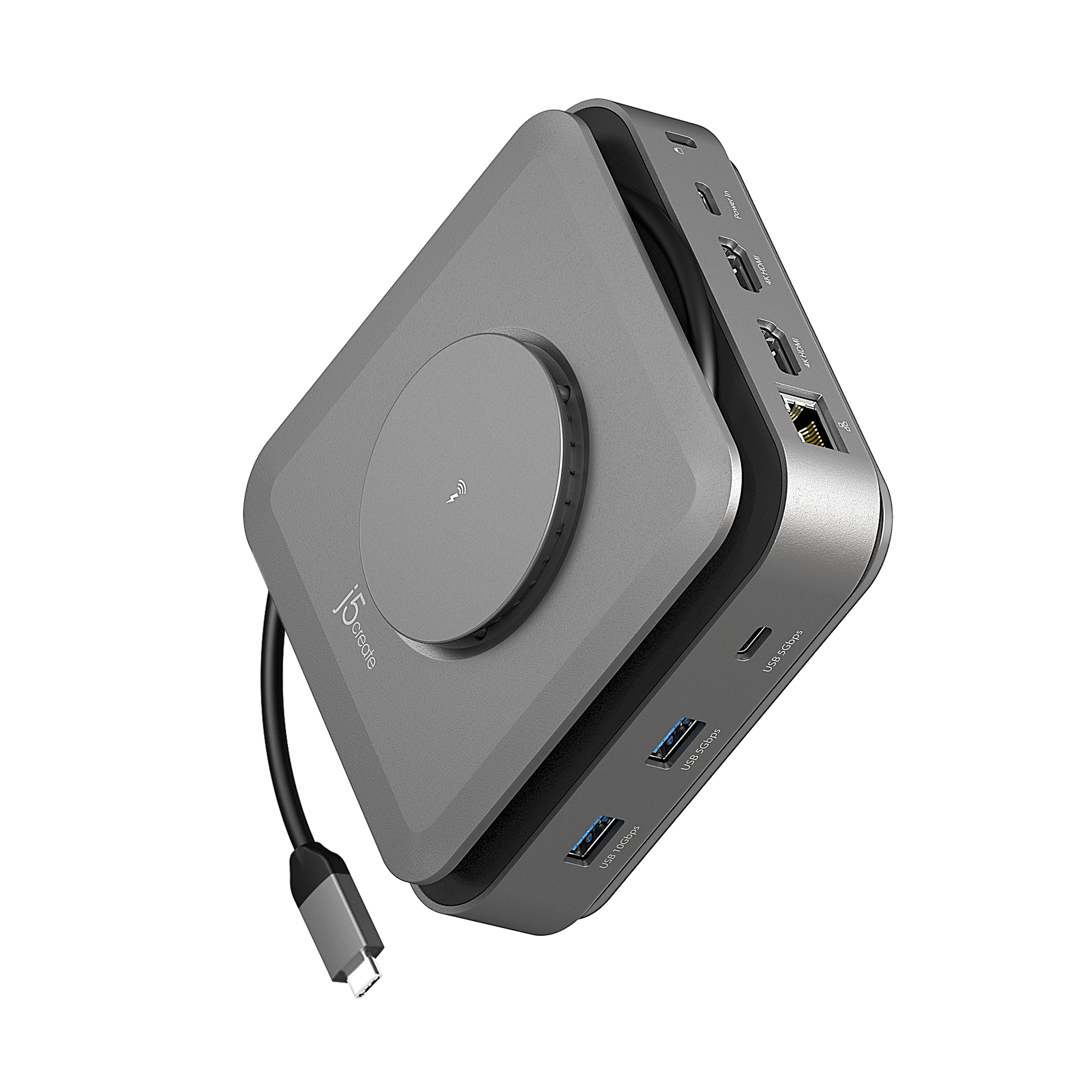 j5create JCD3199 USB-C® Dock Dual 4K HDMI™, Space Grey