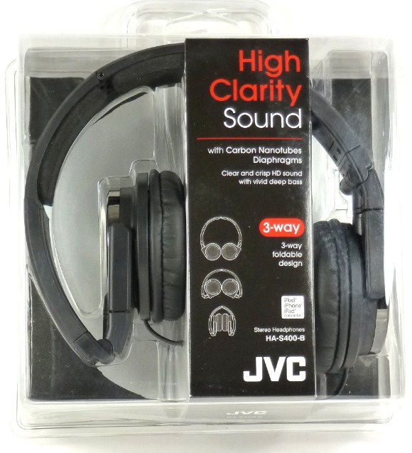 JVC HA-S400-B headphones/headset Wired Head-band Black – image 2
