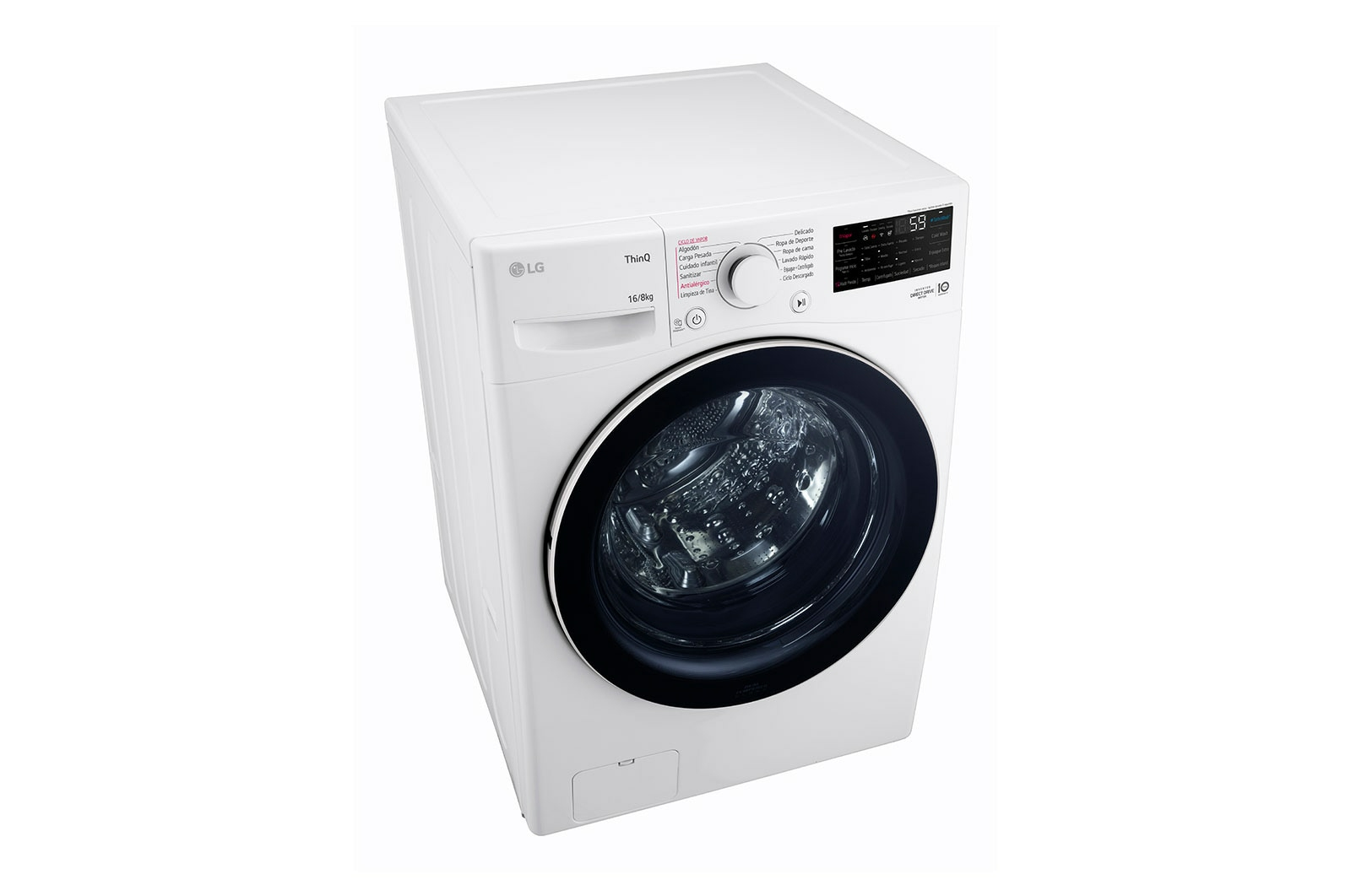 LG WD16WG2S6P washer dryer Freestanding Front-load White – image 8