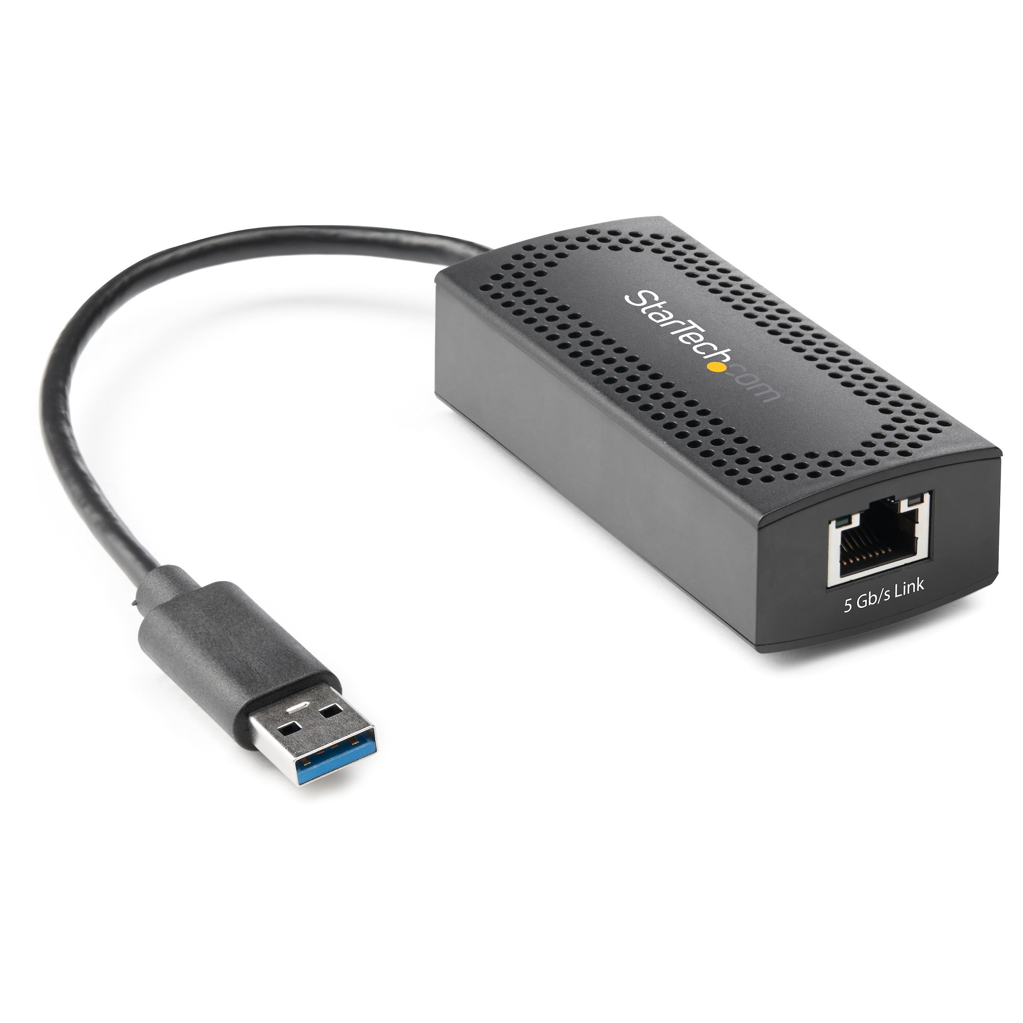 StarTech.com 5GbE USB A to Ethernet Adapter - NBASE-T NIC - USB 3.0 Type A 2.5 GbE /5 GbE Multi Speed Gigabit Network - USB 3.1 Laptop to RJ45/LAN - SurfaceBook – image 1