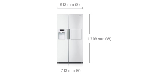 Samsung RSH7PNSW side-by-side refrigerator – image 2