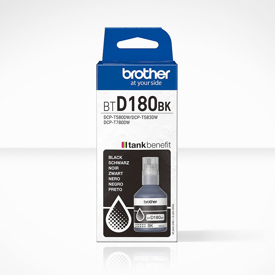 Brother Tintenflasche BTD-180BK Schwarz