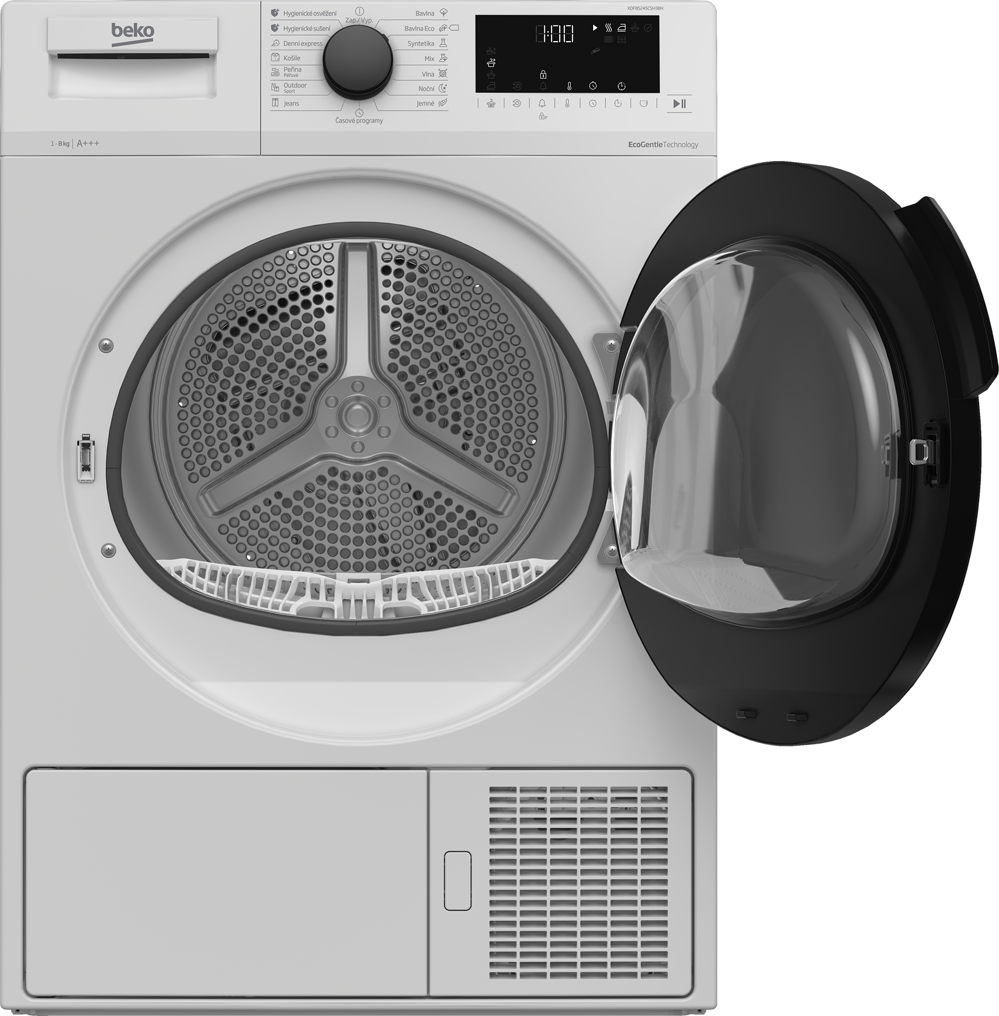 Beko XDF85245CSH3BH tumble dryer Freestanding Front-load – image 2