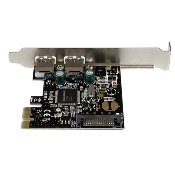 StarTech.com 2 Port PCI Express PCIe SuperSpeed USB 3.0 Controller Card w/ SATA Power – image 4
