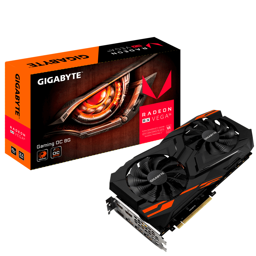 GIGABYTE GV-RXVEGA56GAMING OC-8GD – image 1