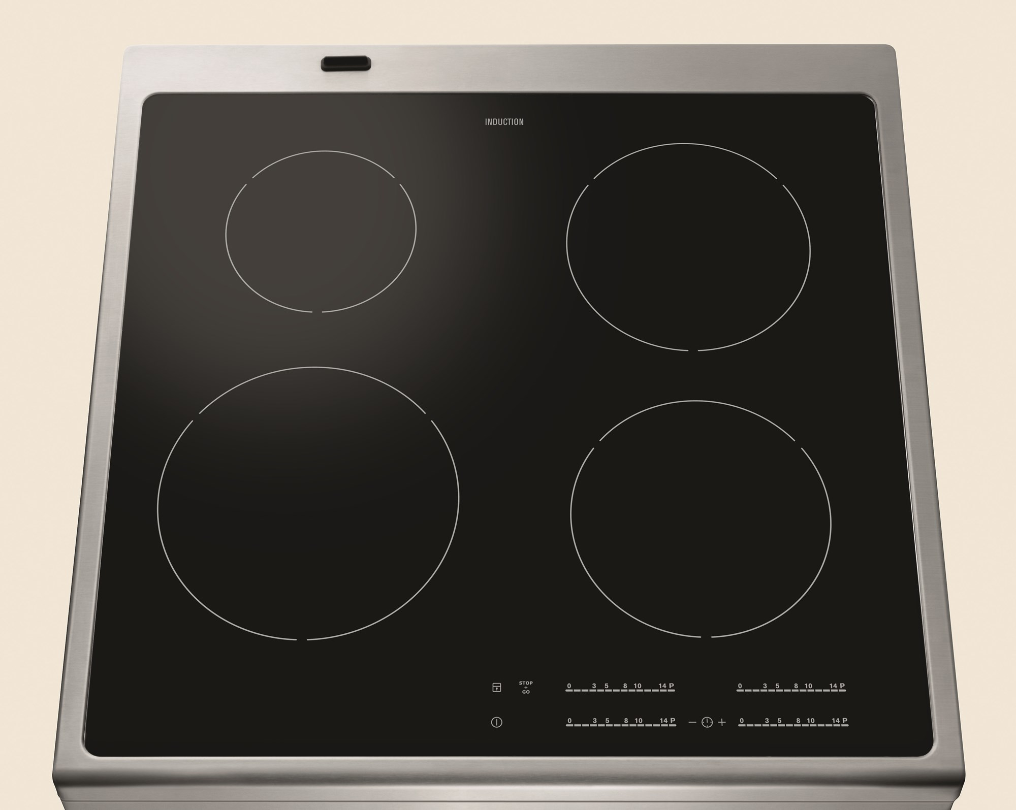 Electrolux EKI6771COX Freestanding cooker Electric Zone induction hob Stainless steel – image 2