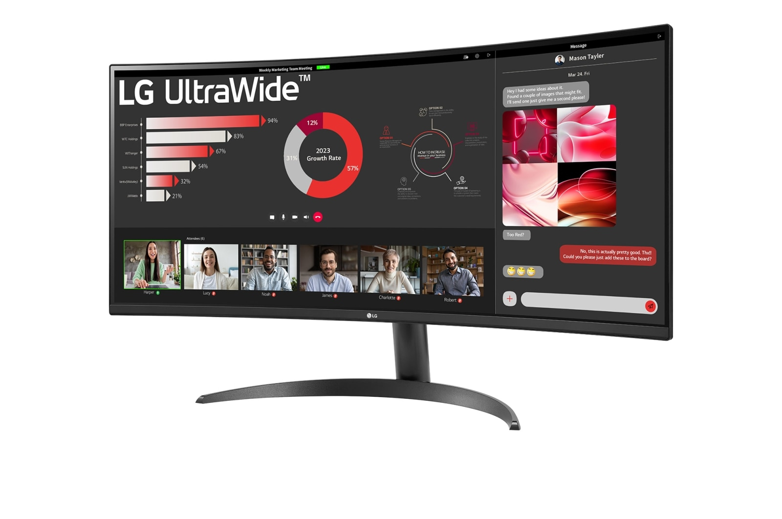 LG 34WR50QC-B.AEU computer monitor – image 2