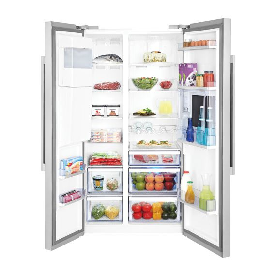 Beko GN162430X side-by-side refrigerator Freestanding – image 3