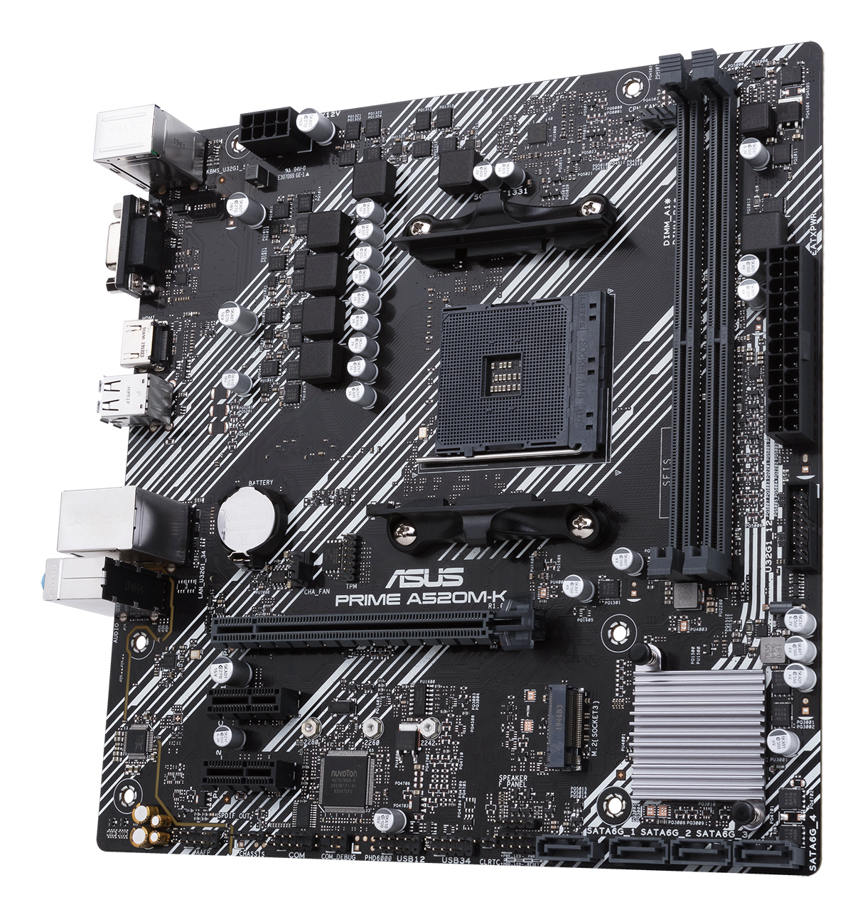 Tarjeta Madre Asus Prime A520M K Socket Am4 2X Ddr4 2133/3200/4600(O.C) Mhz Hdmi Vga M.2 Usb 2.0/3.2 Micro Atx - PRIME A520M-K Tarjeta Madre Asus Prime A520M K Socket Am4 2X Ddr4 2133/3200/4600(O.C) Mhz Hdmi Vga M.2 Usb 2.0/3.2 Micro Atx - PRIME A520M-K