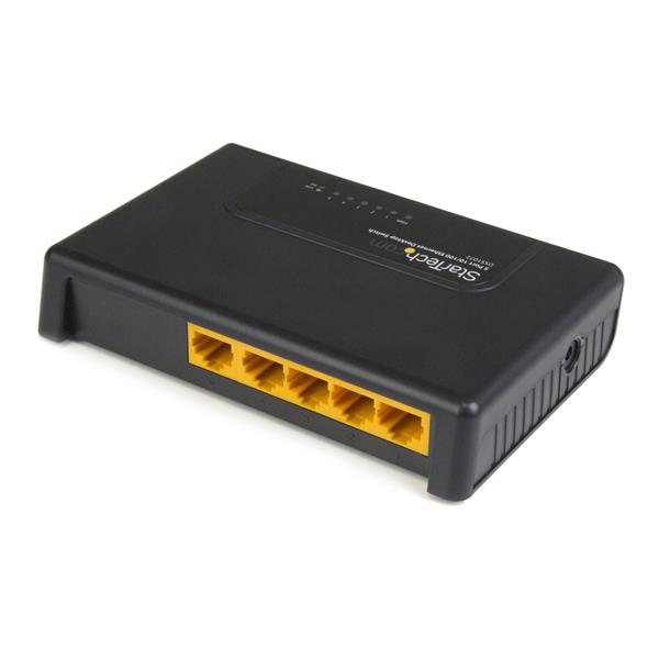 StarTech.com 5 Port Unmanaged Energy-Efficient Gigabit Ethernet Switch - Desktop / Wall Mount Network Switch – image 2