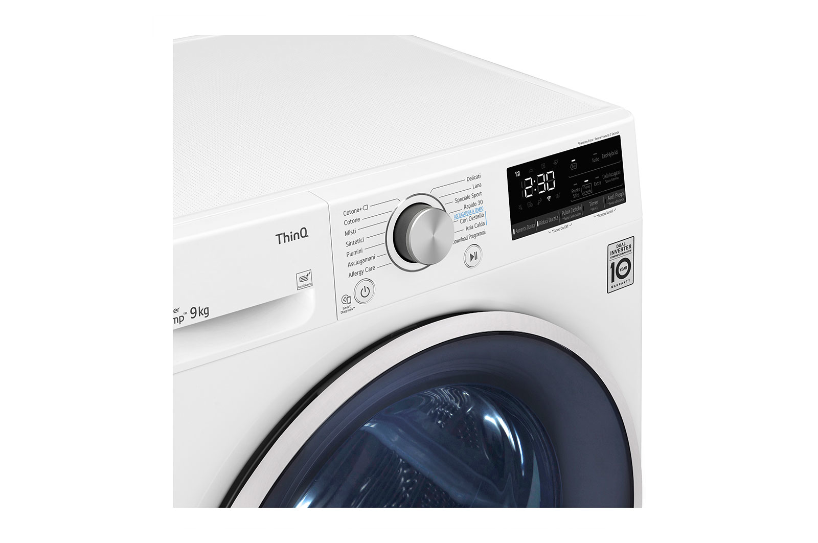 LG RH90V9AVHN tumble dryer Freestanding Front-load – image 8