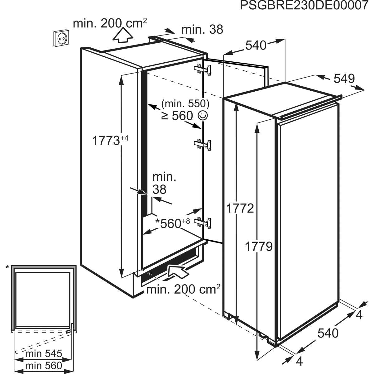 AEG NSF6D181ES combi-fridge Built-in – image 9