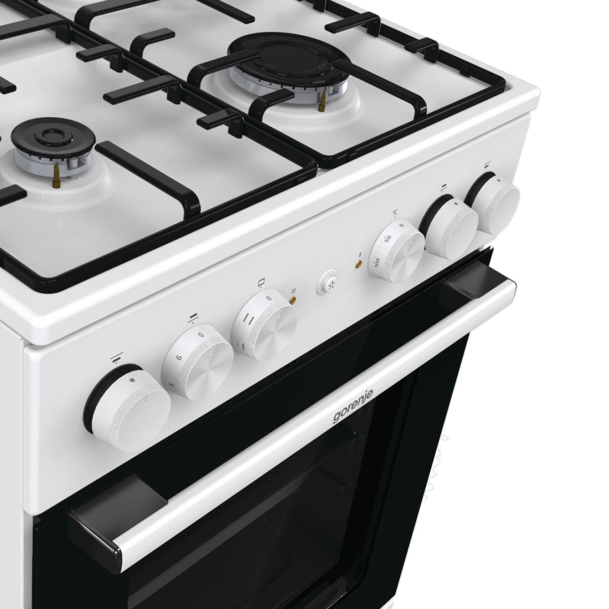 Gorenje GK5A11WD cooker Freestanding cooker Electric Combi White, Black – image 7