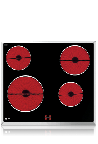 LG KM60020S hob Black Built-in Ceramic hob 4 zone(s)