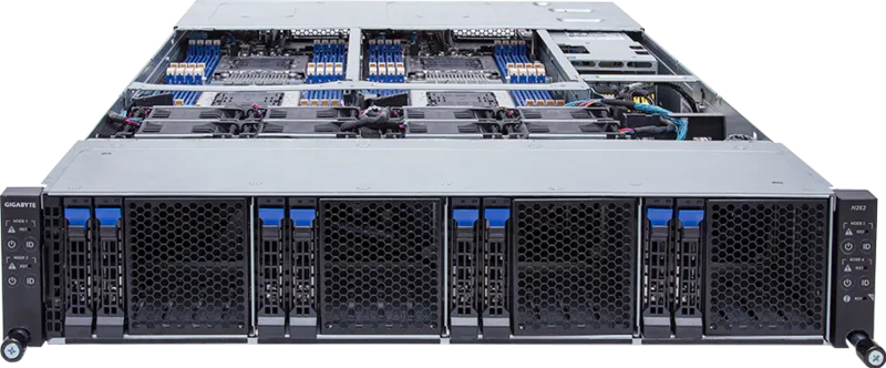 GIGABYTE H262-P61 LGA 4926 Rack (2U) Black, Steel – image 3