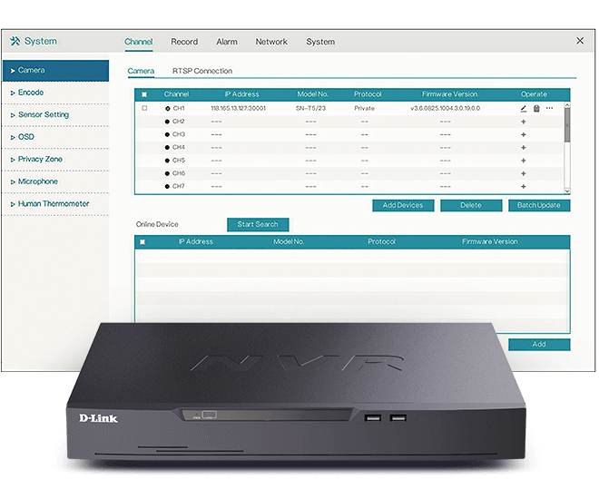 D-Link DNR 4020 16P JustConnect 16 Channel H 265 PoE Network Video Recorder – image 6