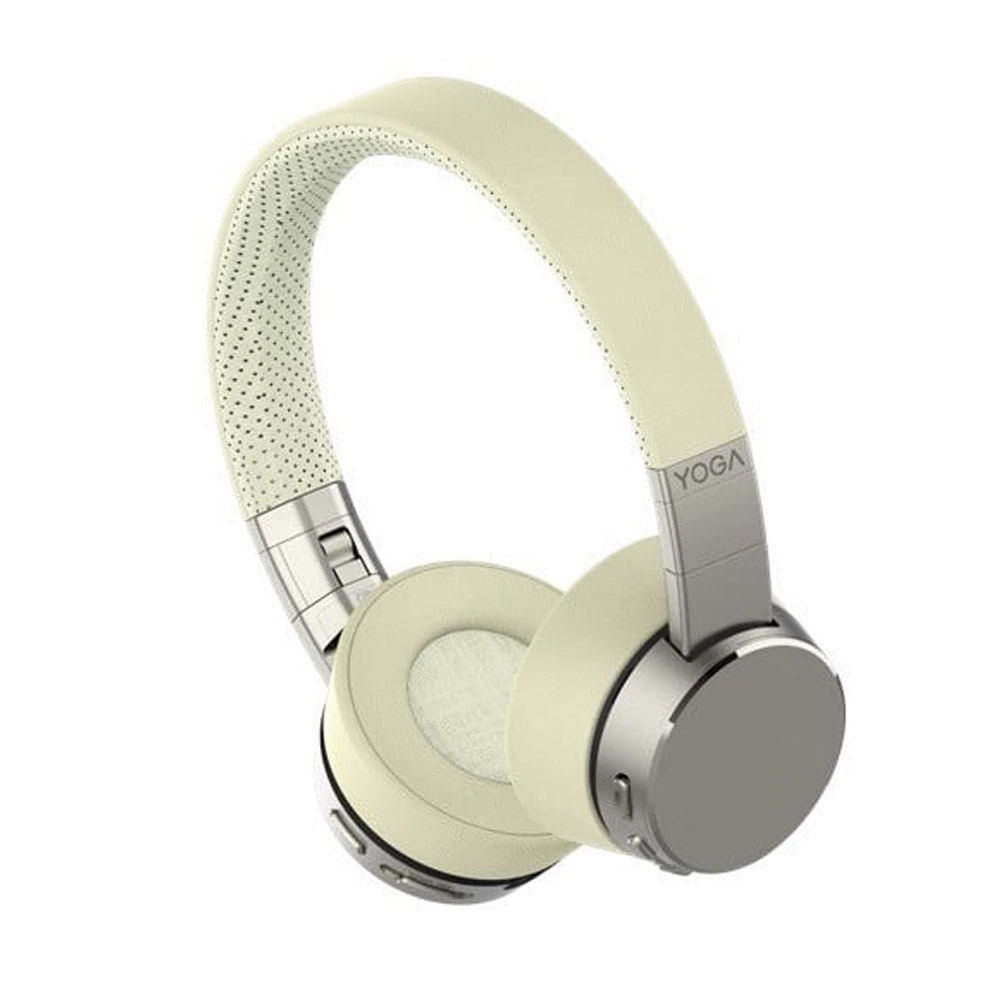 Lenovo Yoga Headset Wired & Wireless Head-band Bluetooth Cream, White – image 2