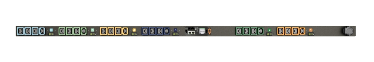 Vertiv Geist MN05M8W1-24P6H8-6PS15B0A10-S power distribution unit (PDU) 24 AC outlet(s) 0U Black