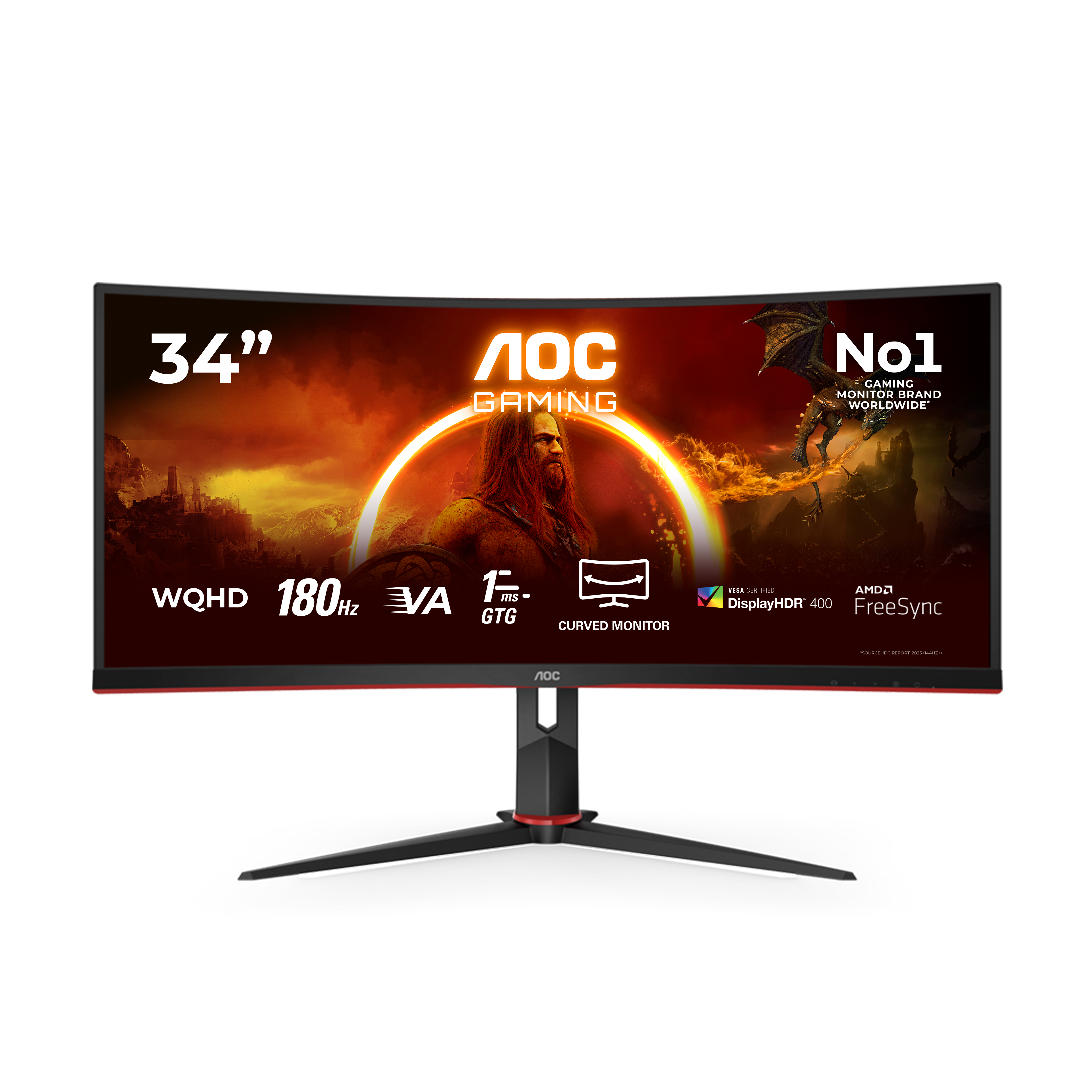 AOC G2 CU34G2XP computer monitor 86.4 cm (34"") 3440 x 1440 pixels UltraWide