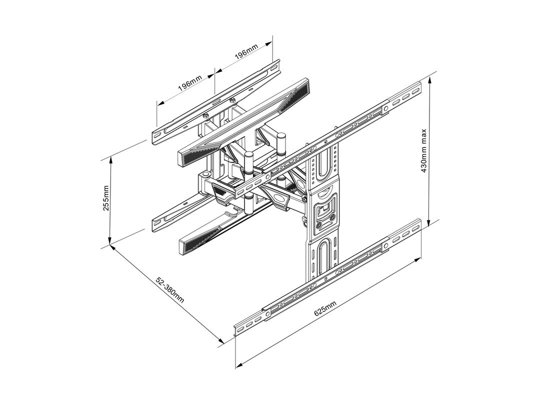 Multibrackets M VESA Flexarm L Full Motion Dual – image 6