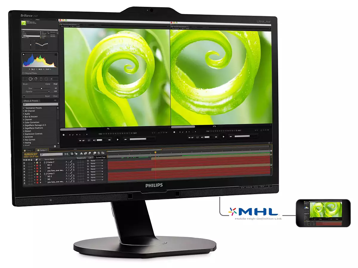 Philips P Line 242P6VPJKEB/93 computer monitor – image 3