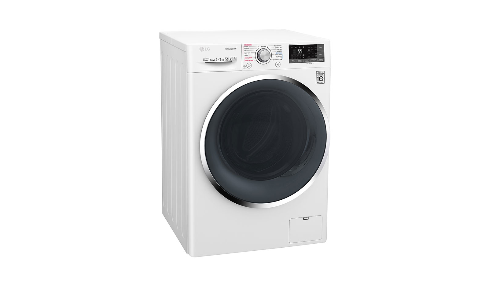 LG F4J8FHP2W washer dryer Freestanding Front-load White – image 2