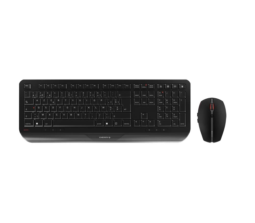 CHERRY GENTIX Desktop Wireless Maus&Tastatur CH schwarz