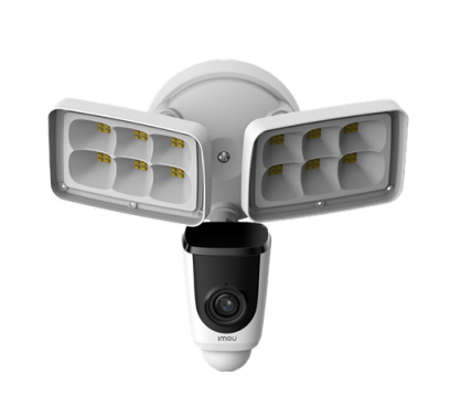 IMOU Floodlight- Camara IP WiFi de 2 Megapixeles con Reflectores Incorporados/ Lente de 28 mm/ 114 Grados de Apertura/ Microfono y Altavoz/ Sirena de 110dB/ Iluminacion de 2000l con 3 Modos Detección de Movimiento Manual y Nocturno/ Ranura MicroSD/ IPC-L26N-imou - IPC-L26N-imou