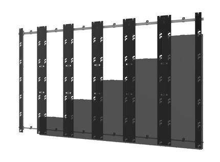 PEERLESS -AV SEAMLESS Kitted Black, Silver DS-LEDUPS-6X6