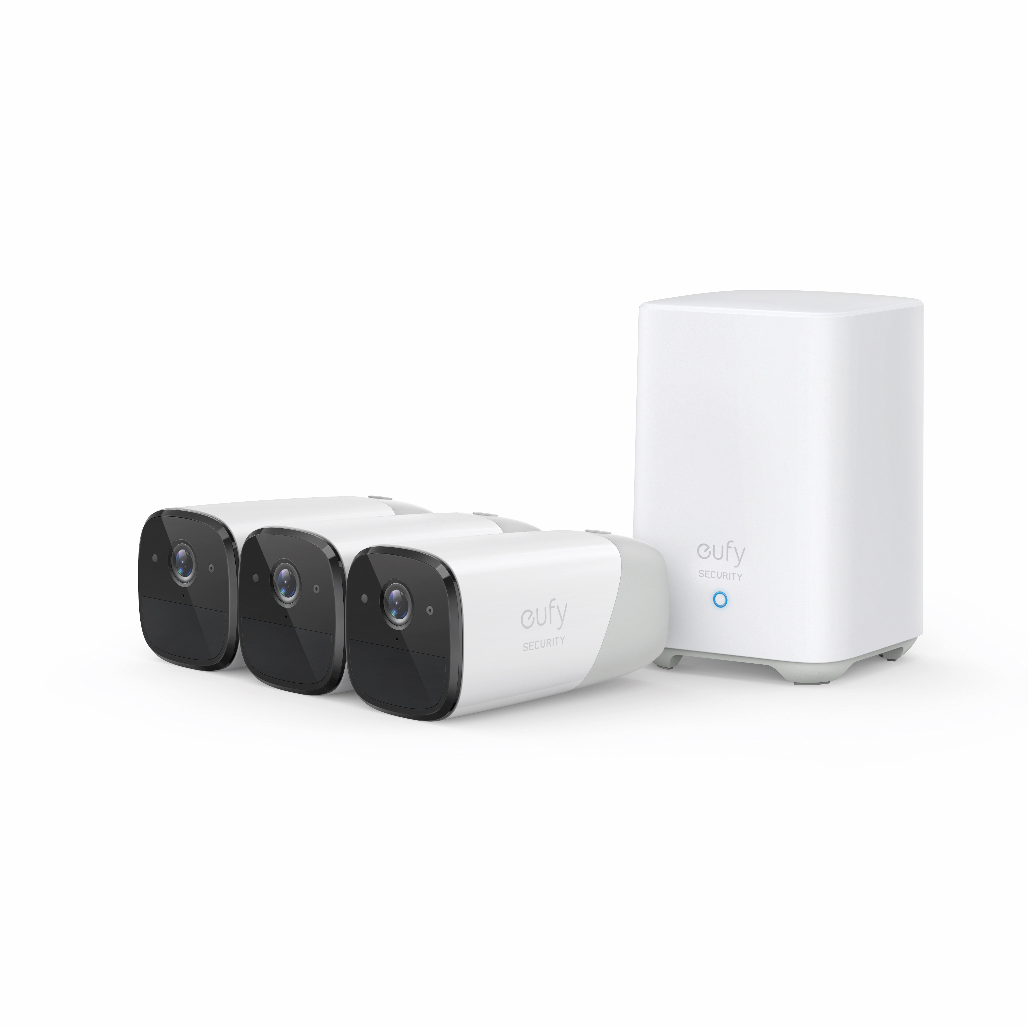 Eufy eufyCam 2 Pro 3-Cam Kit Pallottola (forma) Telecamera di sicurezza IP Interno e esterno 2048 x 1080 Pixel Parete