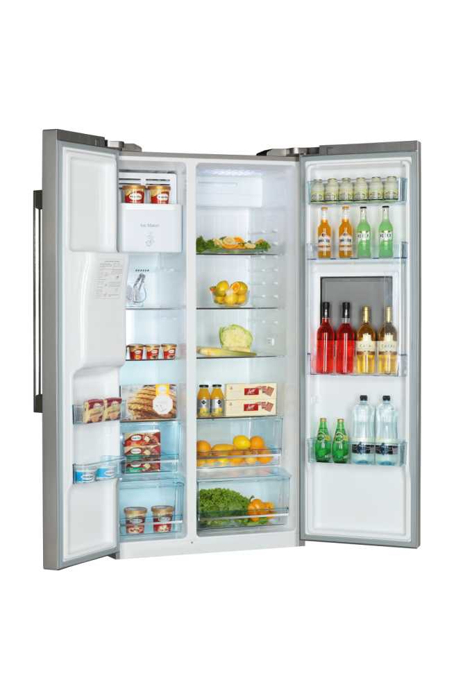Haier HRF-629AF6 side-by-side refrigerator Freestanding Silver – image 4