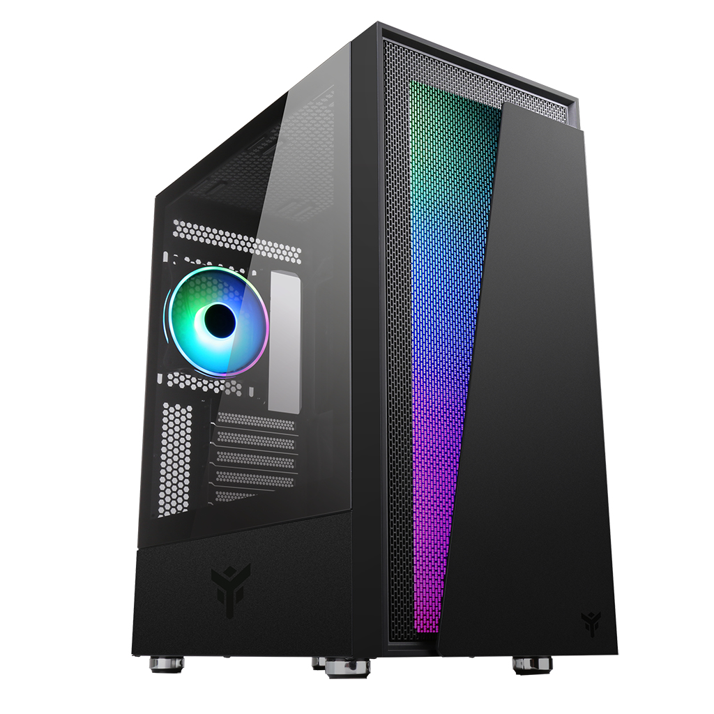 itek VERTIBRA V210 Midi Tower Black image 1