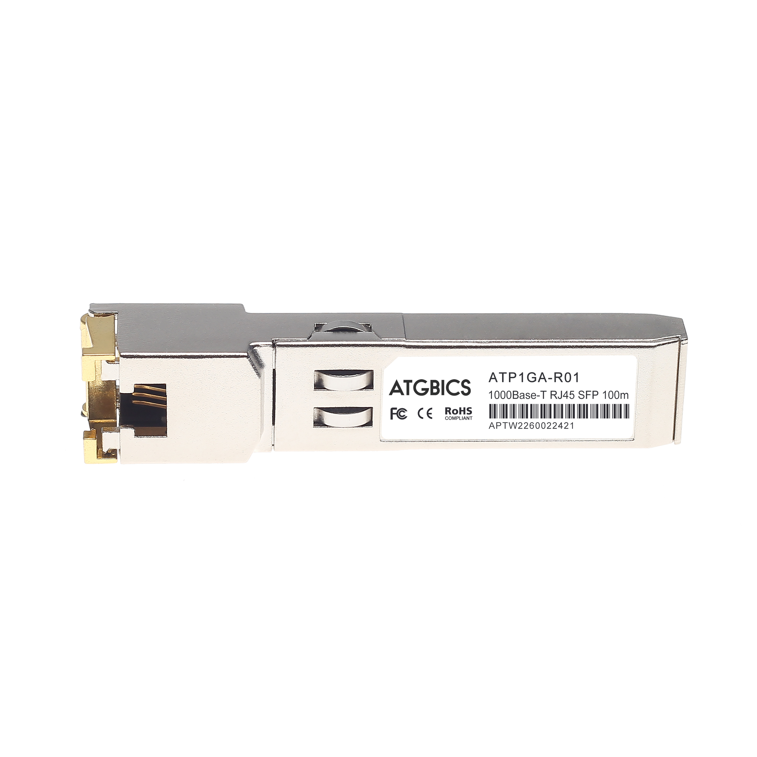 ATGBICS 130-0030-00-C modulo del ricetrasmettitore di rete Rame 1000 Mbit/s SFP (130-0030-00 McAfee Compatible Transceiver SFP