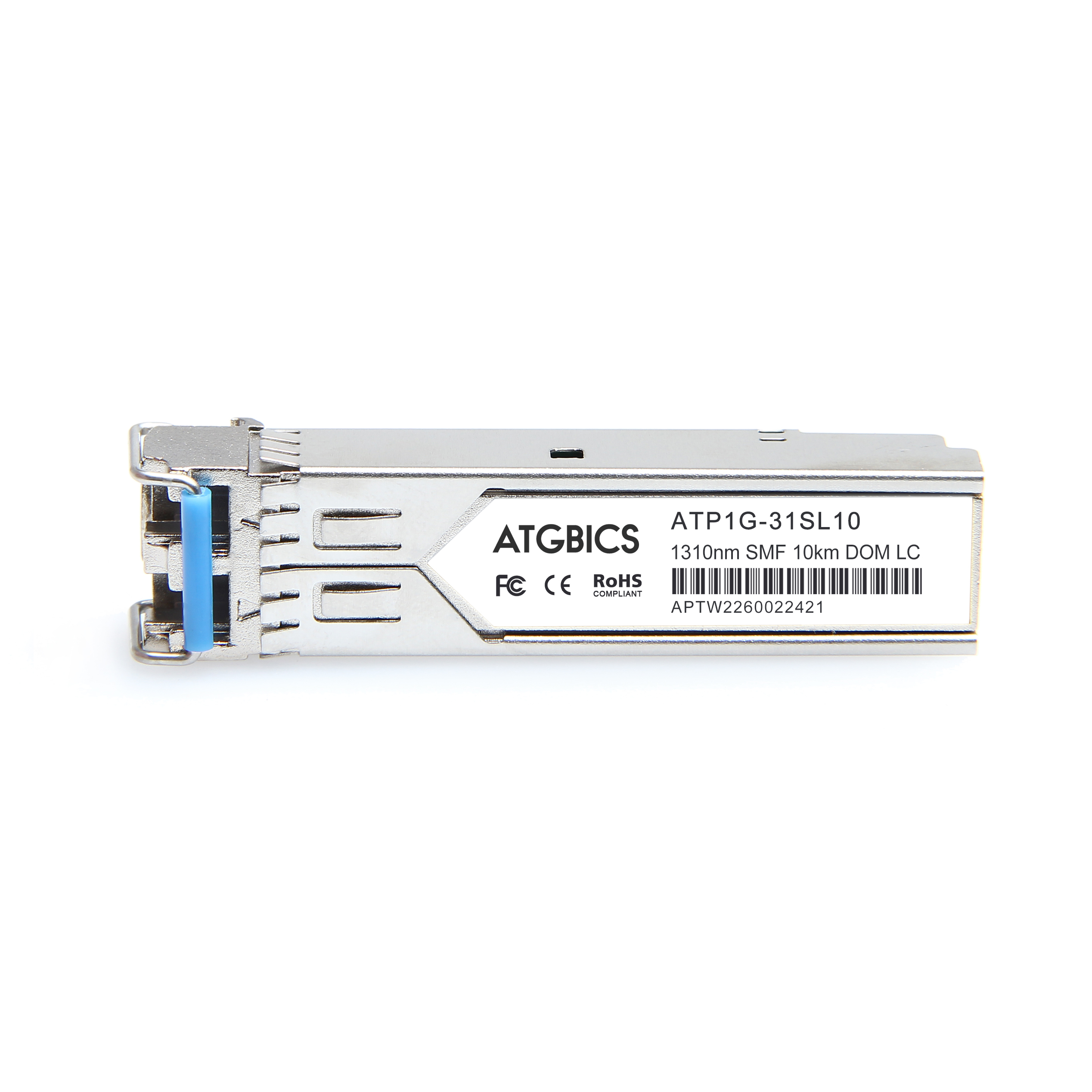 ATGBICS 462-3621-C modulo del ricetrasmettitore di rete Fibra ottica 1000 Mbit/s SFP 1310 nm (462-3621 Dell Compatible Transcei