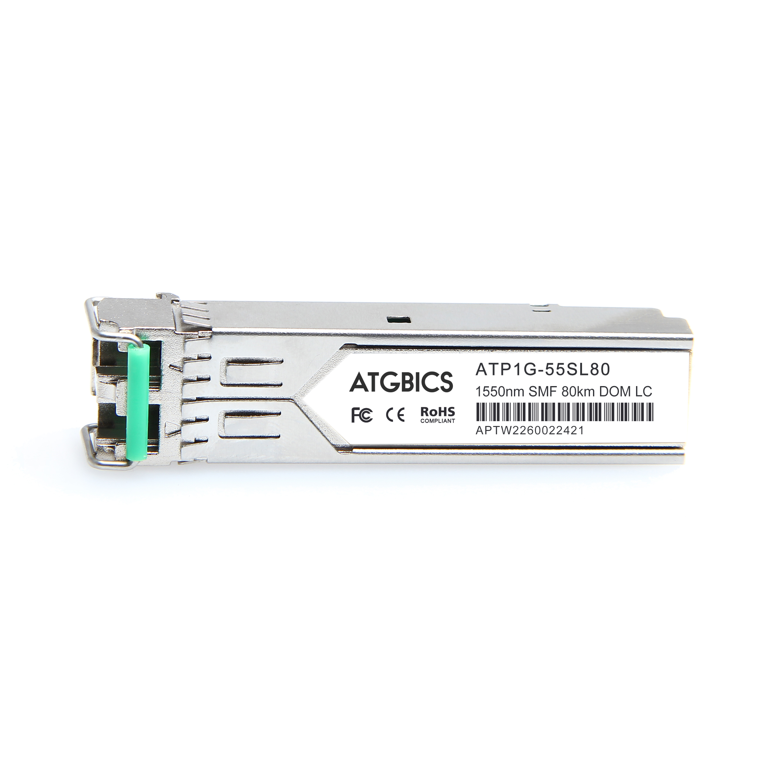 ATGBICS SMCBGZLCX1-C modulo del ricetrasmettitore di rete Fibra ottica 1000 Mbit/s SFP 1550 nm (SMCBGZLCX1 SMC Compatible Trans