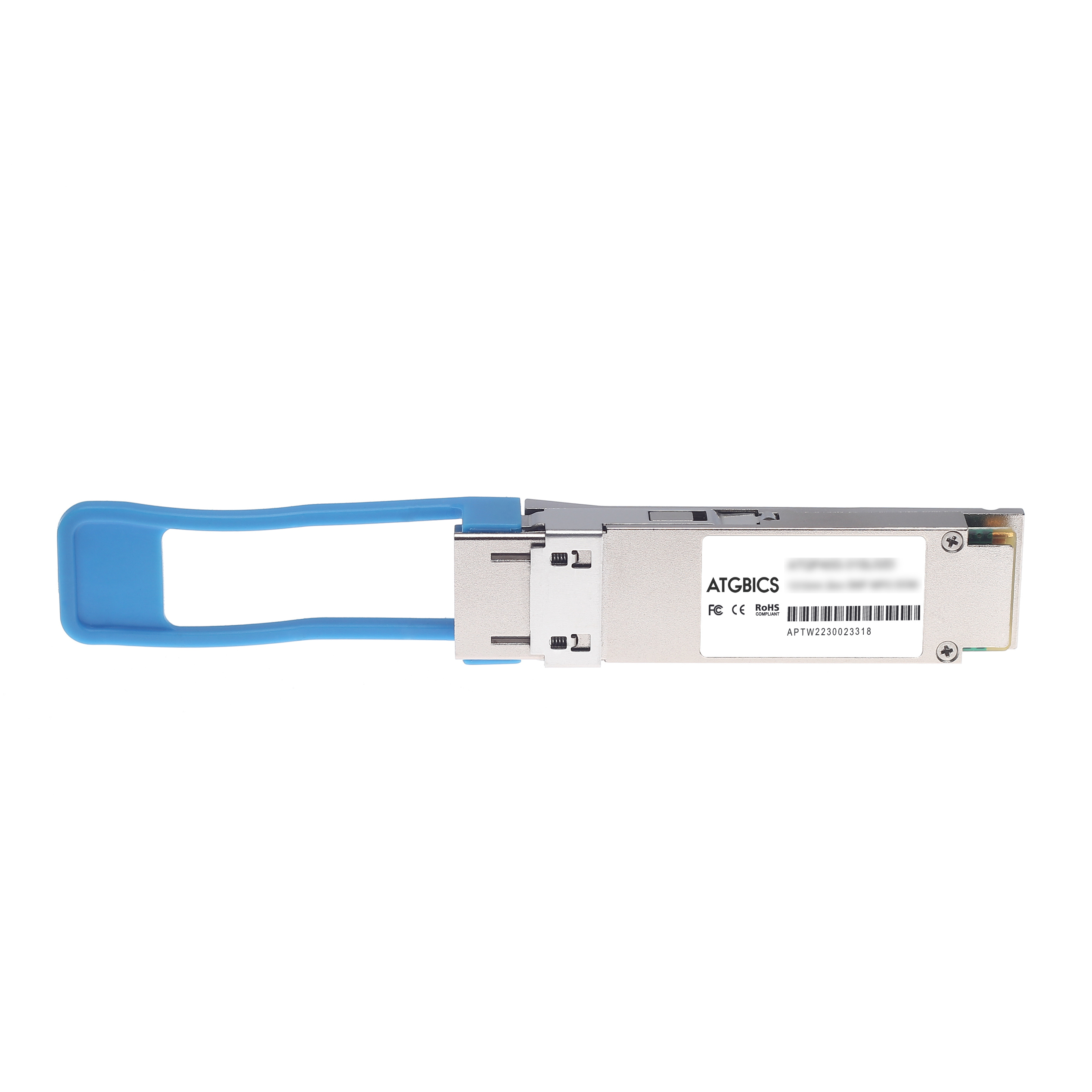 ATGBICS QSFP-100G-LR4-MSA-AT modulo del ricetrasmettitore di rete Fibra ottica 100000 Mbit/s QSFP28 1309 nm (QSFP-100G-LR4-MSA