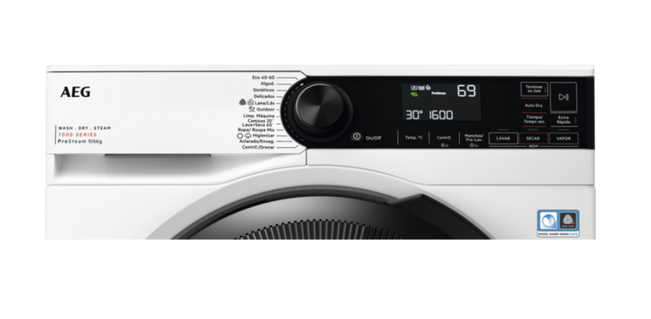 AEG LWR7396O4B washer dryer Freestanding Front-load White – image 2