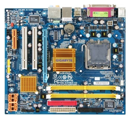 GIGABYTE GA-G31MX-S2 motherboard LGA 775 (Socket T) micro ATX