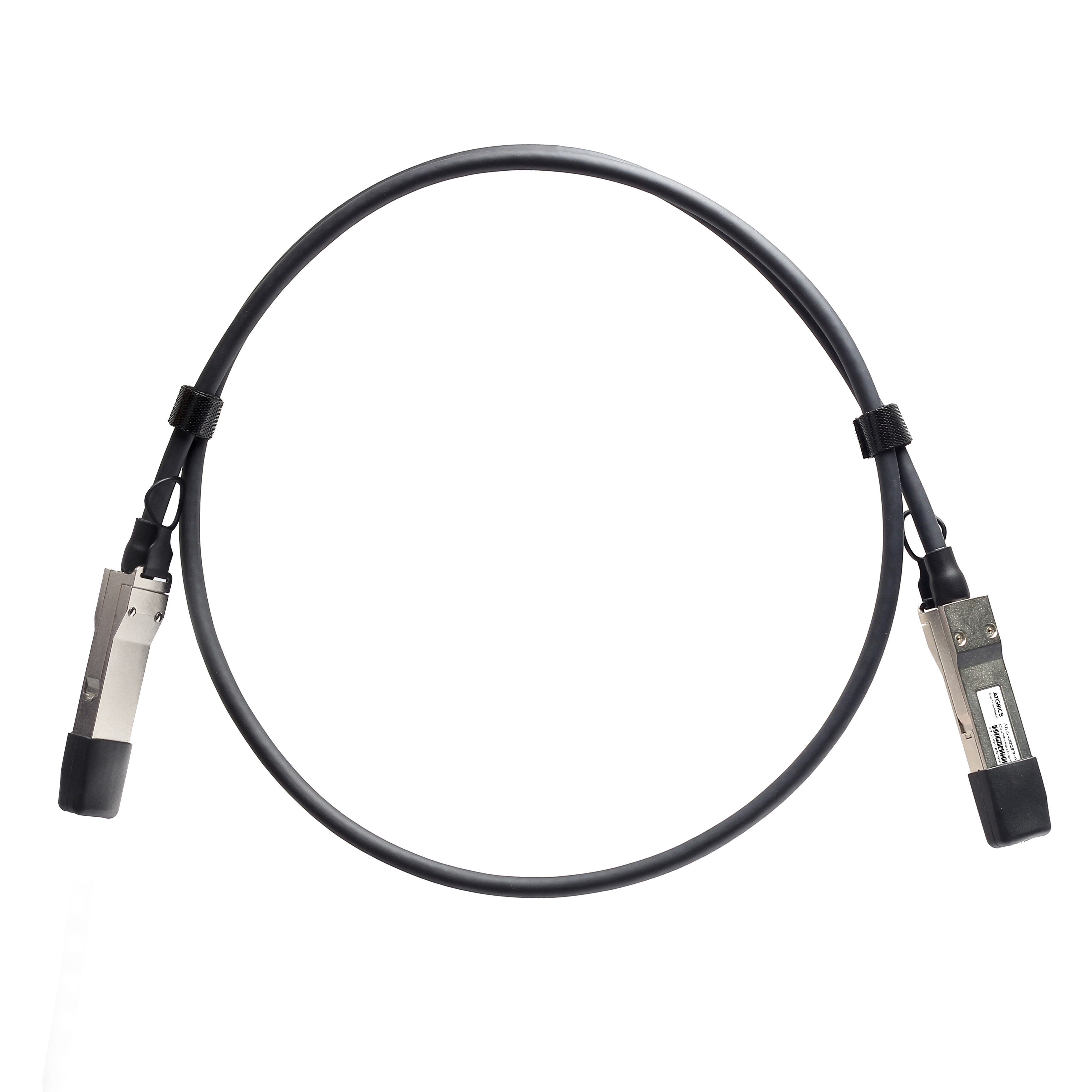 ATGBICS EX-QSFP-40GE-DAC-1M-C cavo InfiniBand e in fibra ottica QSFP+ Nero