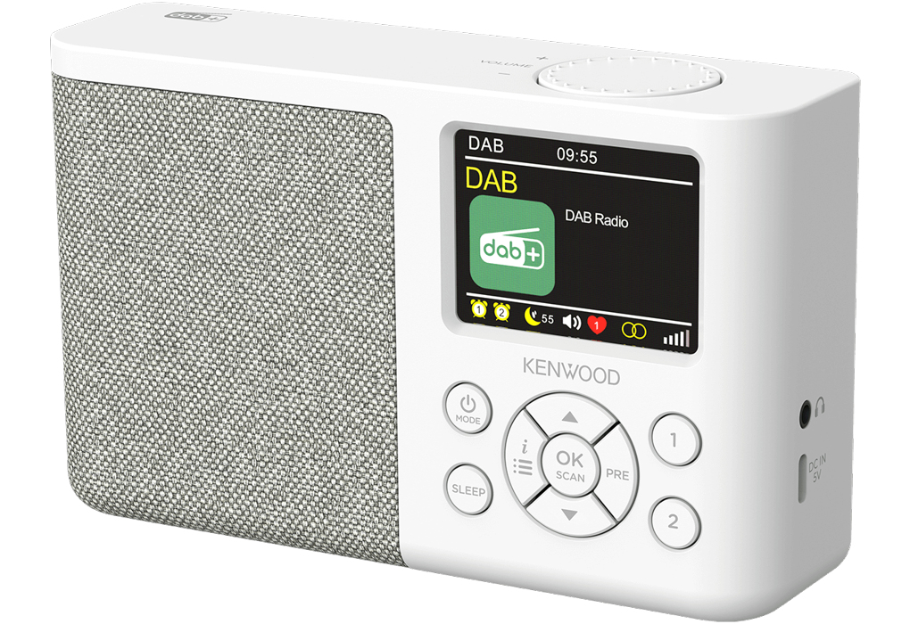 Kenwood CR-M33DAB radio Portatile Digitale Bianco