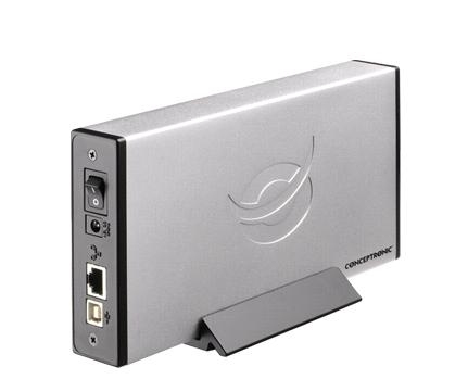 Conceptronic 640GB Network (LAN) HDD – image 2