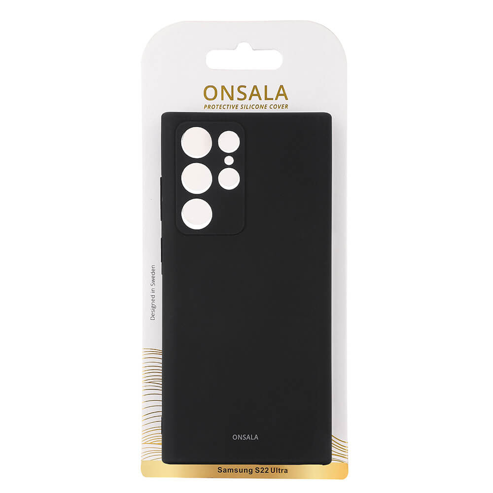 Onsala Phone Case Silicone Black - Samsung S22 Ultra – image 2